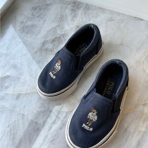 Polo by Ralph Lauren Kids Navy Slip-On Sneakers
